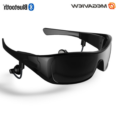 Óculos de sol estereofónicos Wearable espertos dos auriculares de Bluetooth do esporte da música para o telefone móvel